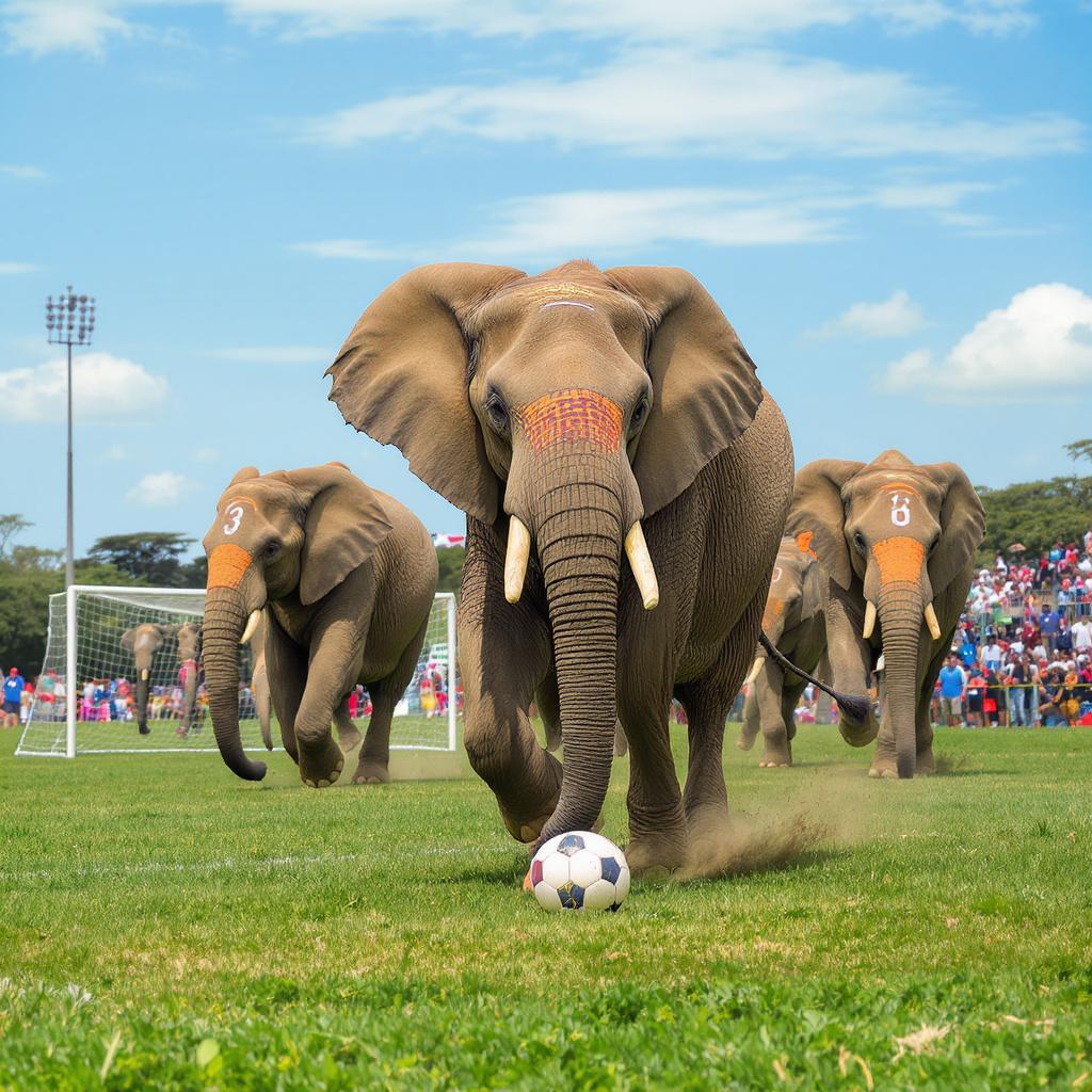 Kicking Elephants